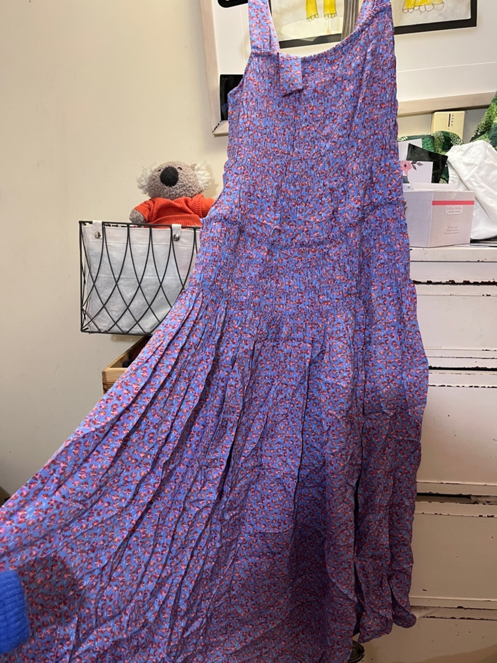 NWT J. Crew Floral Smocked Maxi Dress - Picture 3 of 8